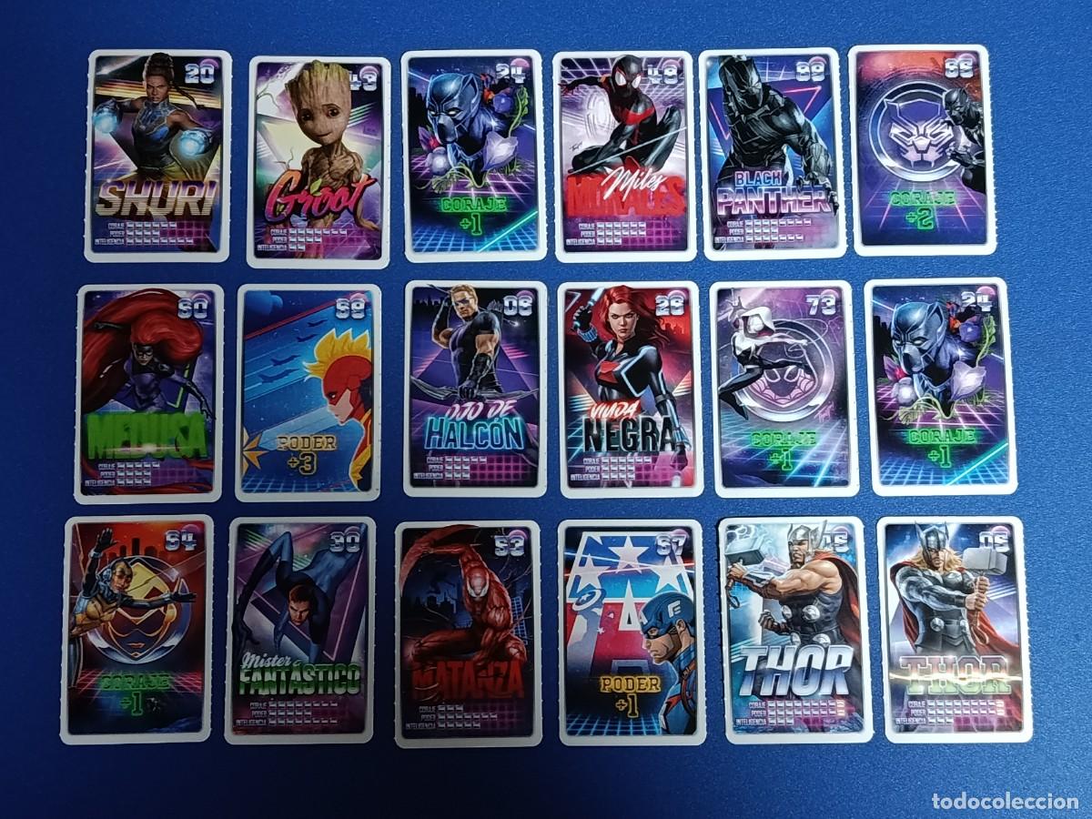 Colecionismo Cromos antigos: CROMOS COLECCI&Oacute;N MARVEL DE CARREFOUR