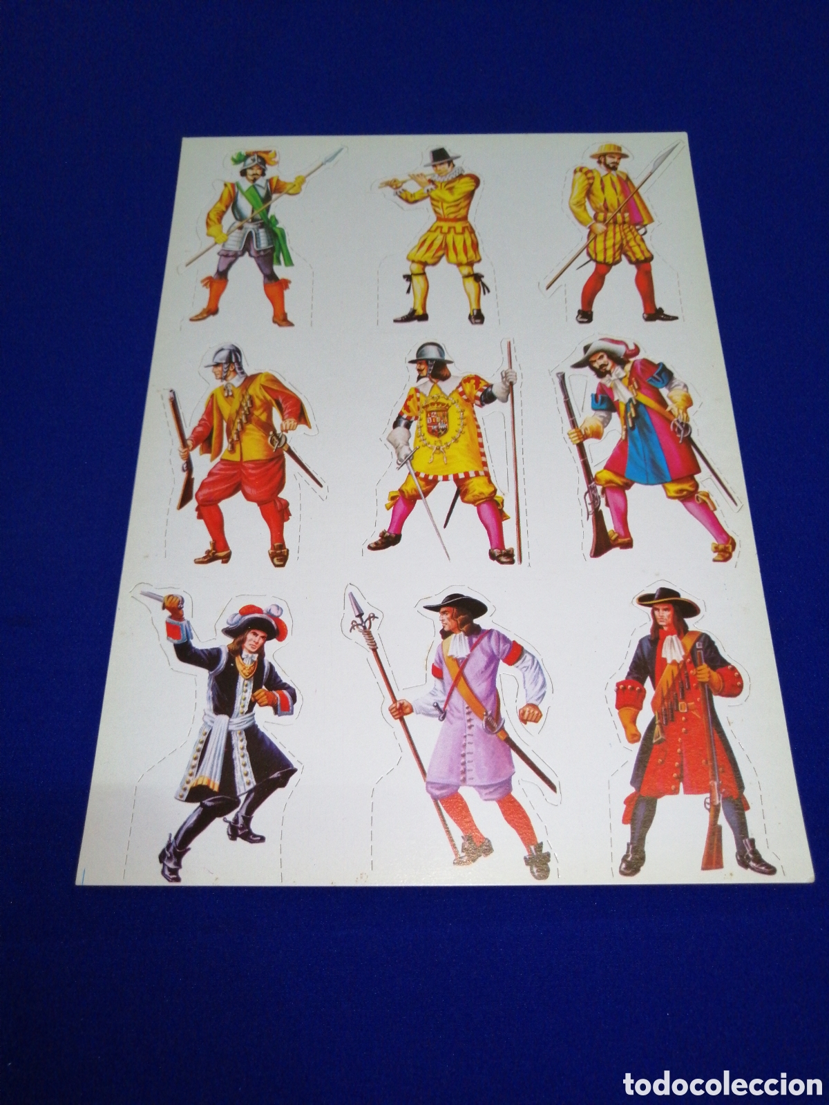 Coleccionismo Cromos antiguos: SOLDADOS DE TODOS LOS TIEMPOS MAGA L&Aacute;MINA TROQUELADA