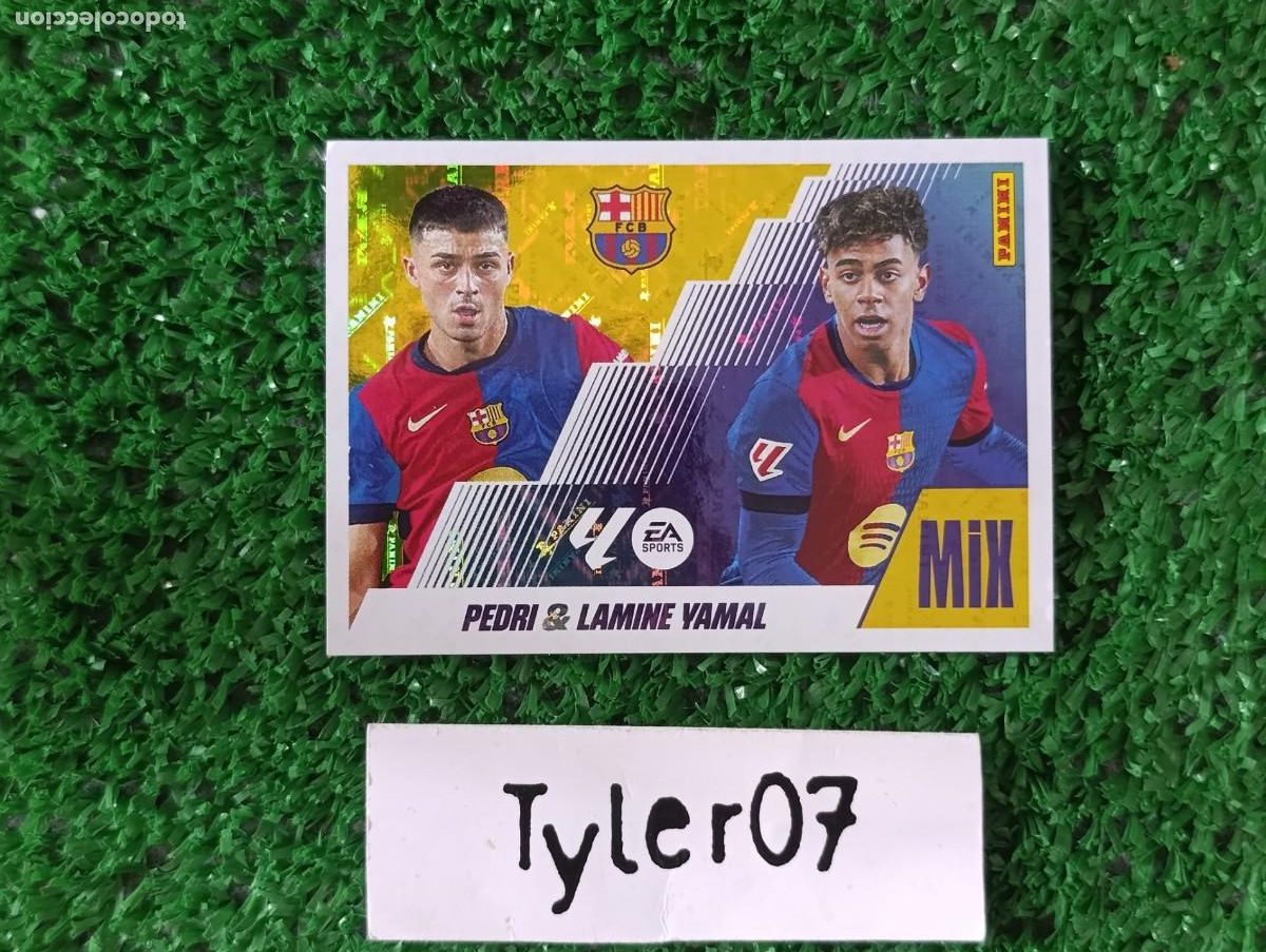 Coleccionismo Cromos antiguos: PEDRI LAMINE YAMAL BARCELONA MIX 20 LIGA ESTE 2025 2026 25 26