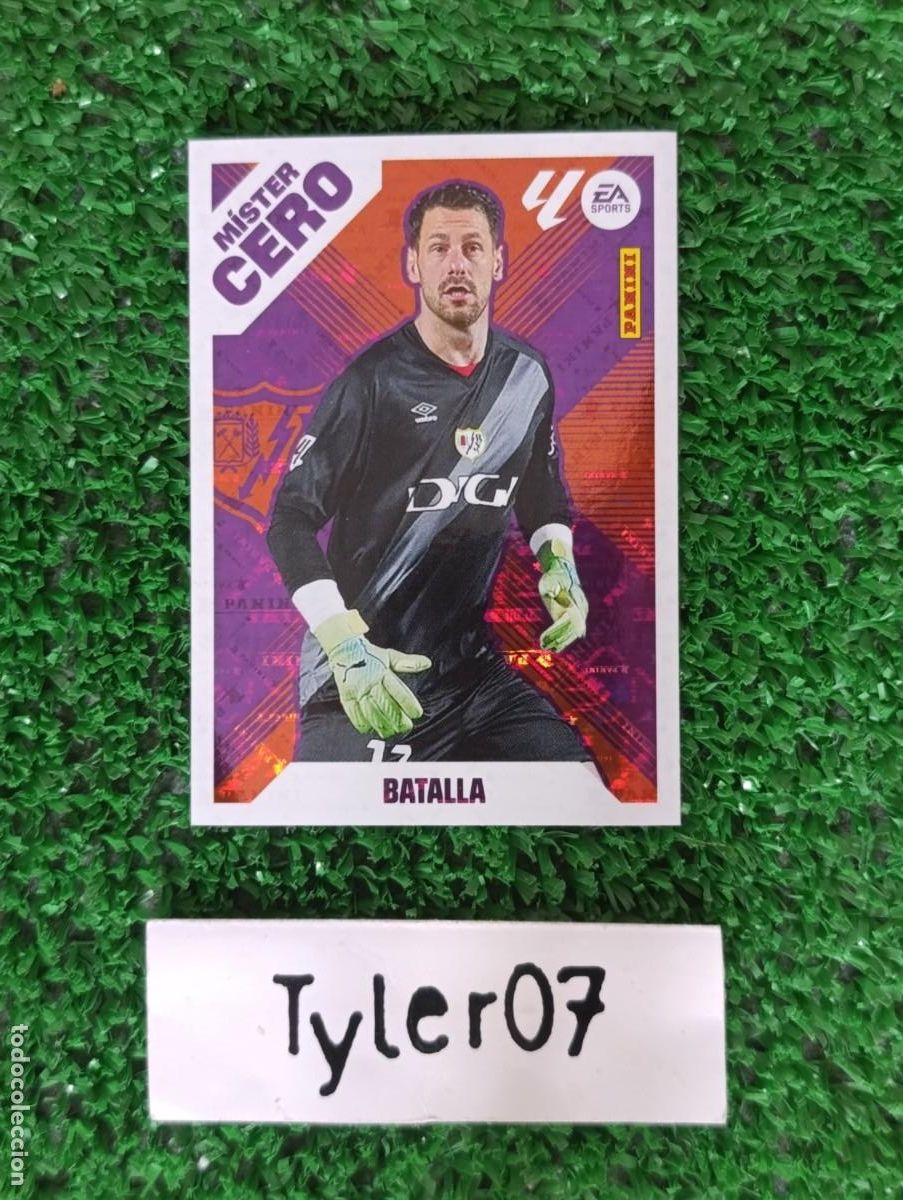 Coleccionismo Cromos antiguos: BATALLA RAYO VALLECANO MISTER CERO 1 LIGA ESTE 2025 2026 25 26