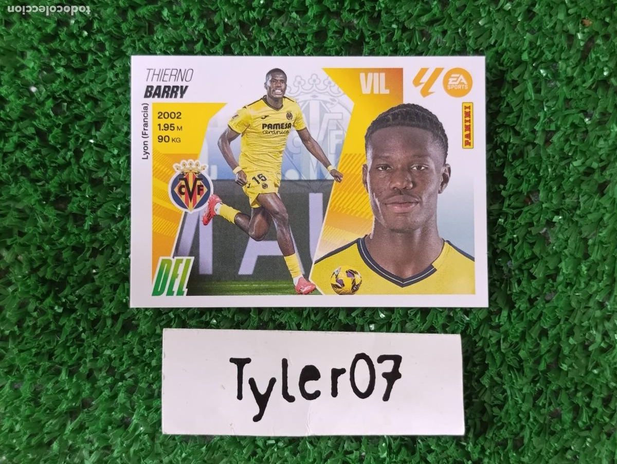 Coleccionismo Cromos antiguos: BARRY VILLARREAL 20 LIGA ESTE 2025 2026 25 26