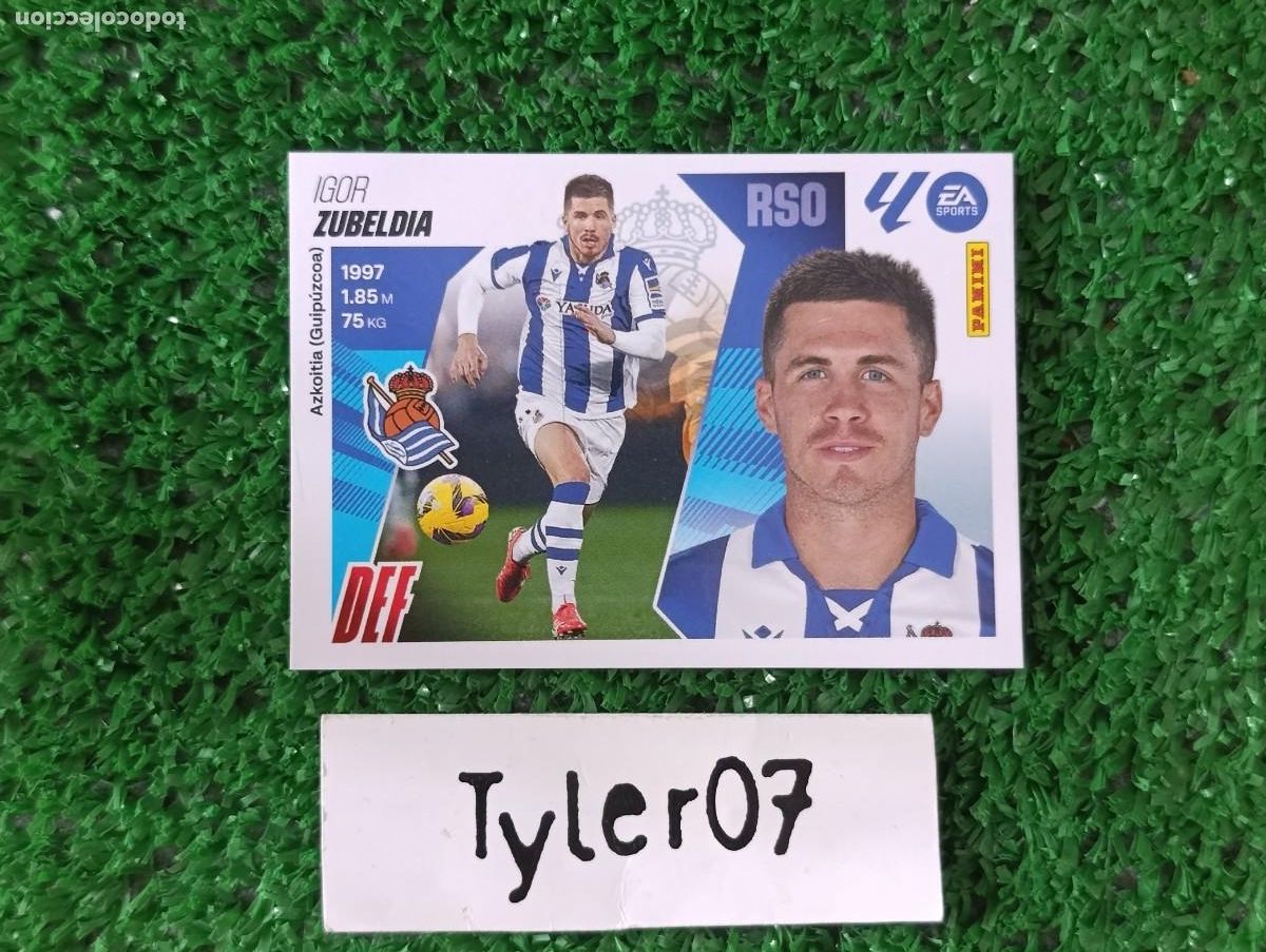Coleccionismo Cromos antiguos: ZUBELDIA REAL SOCIEDAD 7 LIGA ESTE 2025 2026 25 26