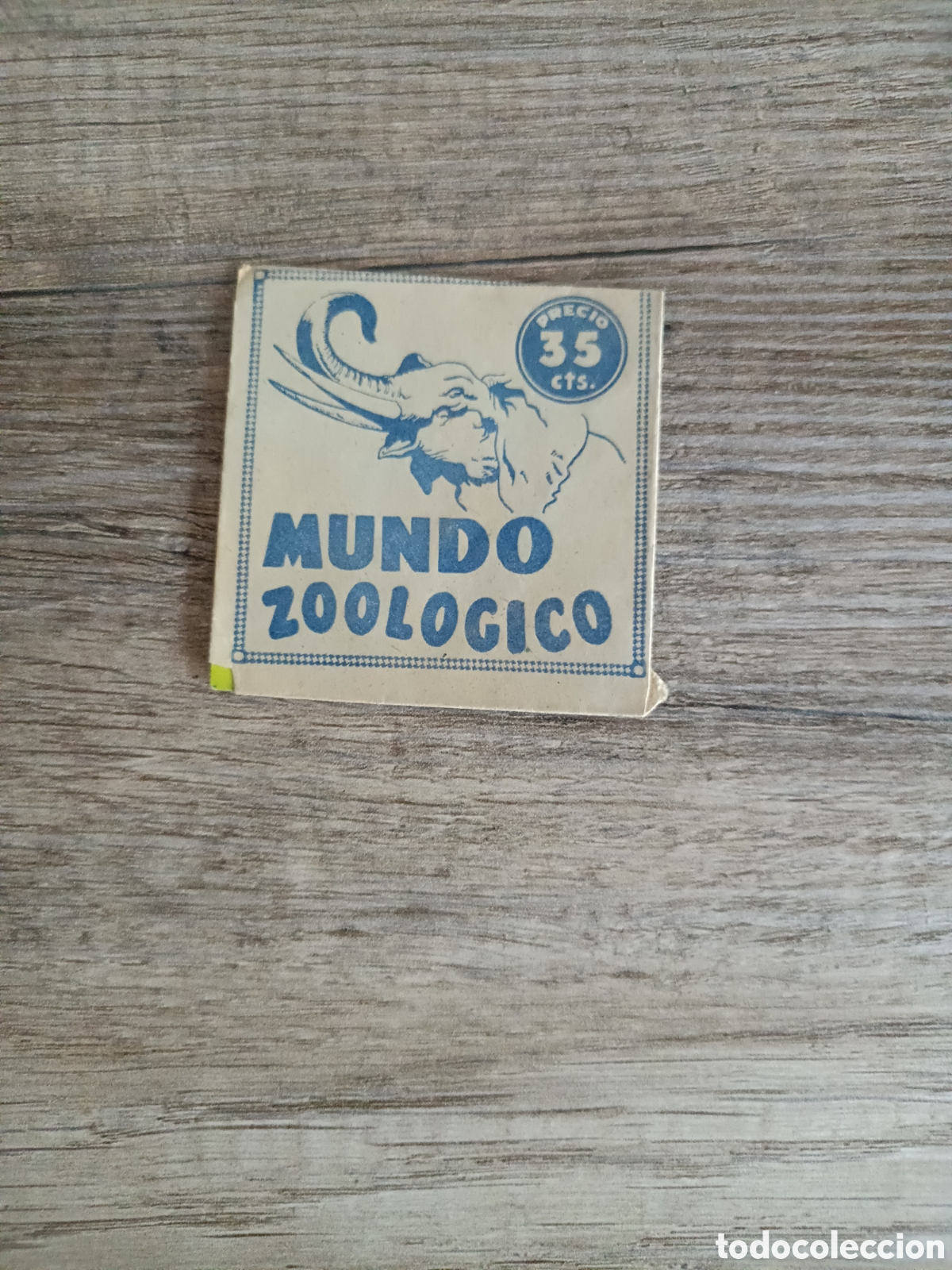 Coleccionismo Cromos antiguos: Sobre sin abrir FHER Mundo Zool&oacute;gico 1958