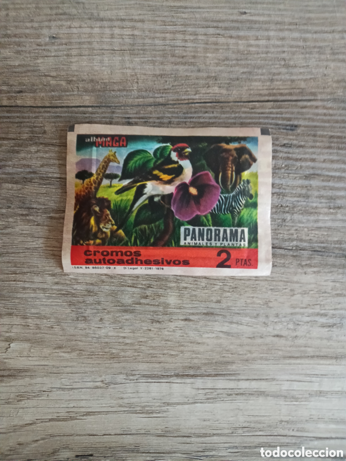Sammeln alte Sammelbilder: Sobre sin abrir PANORAMA de Maga 1976