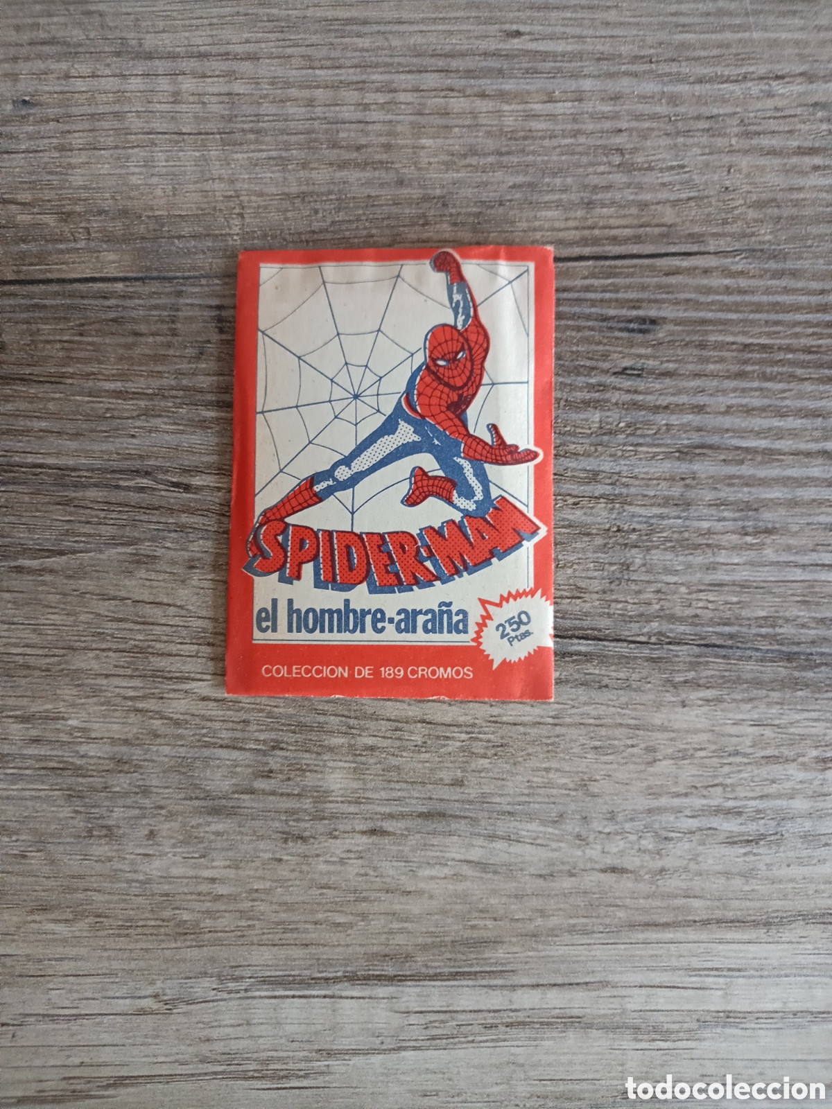 Sammeln alte Sammelbilder: Sobre sin abrir SPIDERMAN ed.Pacosa 1980