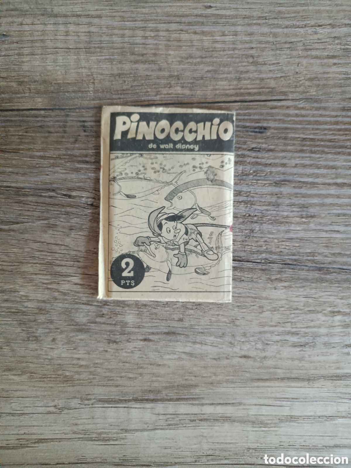 Sammeln alte Sammelbilder: Sobre sin abrir PINOCHO ed.Fher 1974