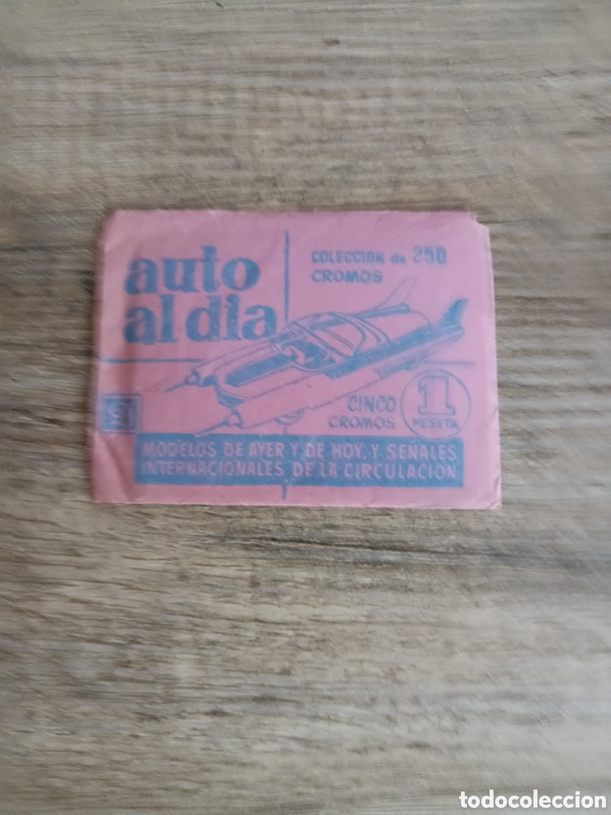 Sammeln alte Sammelbilder: Sobre sin abrir AUTO AL DIA ed.Bruguera 1961