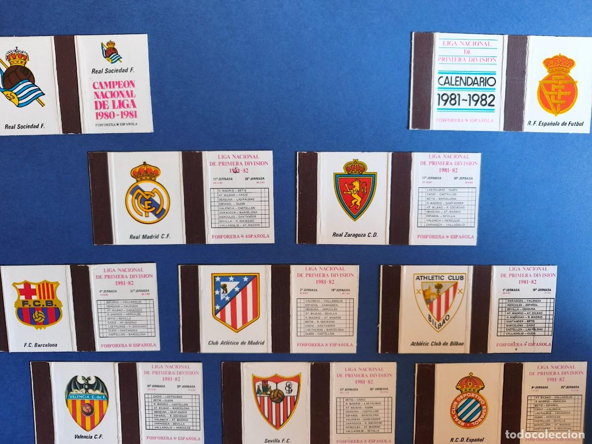 Coleccionismo Cromos antiguos: Cromos caja cerillas Futbol escudos fosforos del pirineo leer detalles estado muy bueno