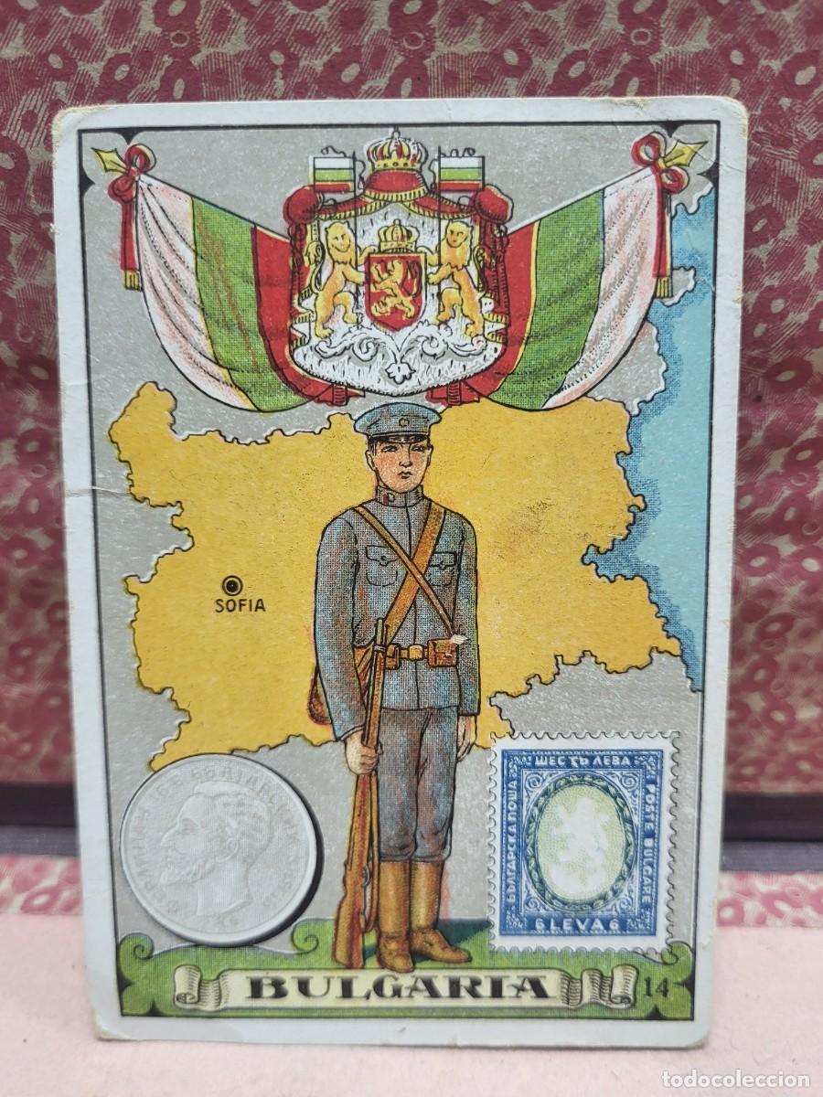 Collezionismo Figurine antiche: ANTIGUO CROMO TARJETA PUBLICIDAD BULGARIA CHOCOLATES PE&Ntilde;AGOLOSA ORTIZ ROCA BARCELONA
