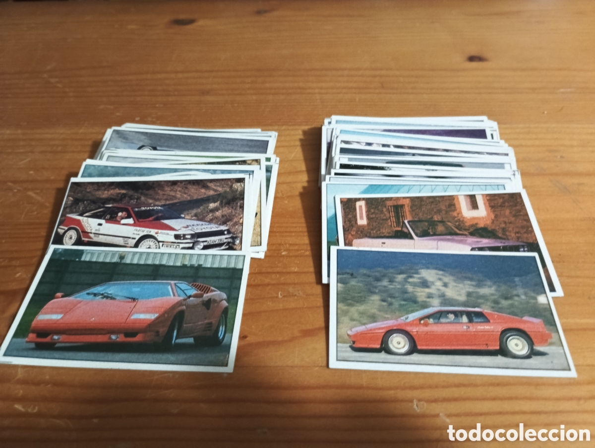 Coleccionismo Cromos antiguos: Lote de 88 adhesivos diferentes de la colecci&oacute;n Super Auto de ediciones Milano Perfectas nunca pegad