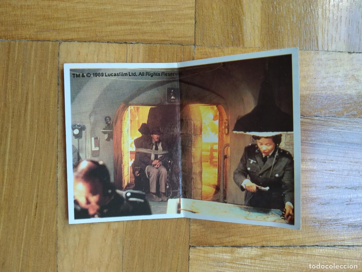 Colecionismo Cromos antigos: CROMO PANRICO INDIANA JONES Y LA ULTIMA CRUZADA HARRISON FORD SEAN CONNERY LUCAS FILM 1989 SIN PEGAR