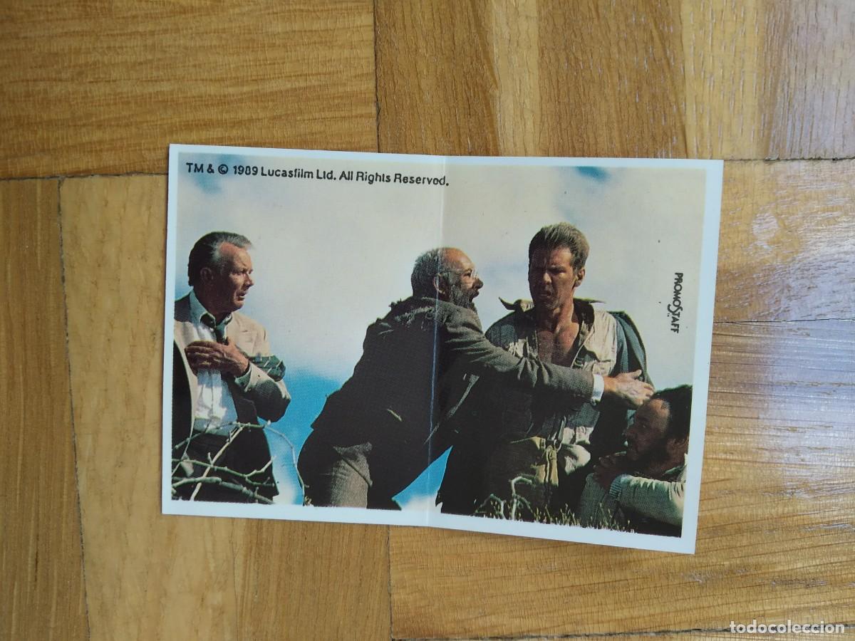 Collectable Antique Stickers: CROMO PANRICO INDIANA JONES Y LA ULTIMA CRUZADA HARRISON FORD SEAN CONNERY LUCAS FILM 1989 SIN PEGAR