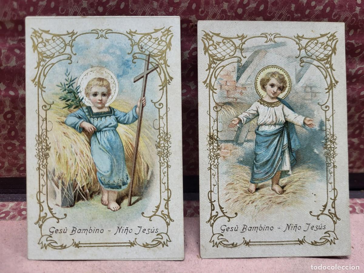 Collectable Antique Stickers: ANTIGUOS CROMOS RELIGIOSOS NI&Ntilde;O JESUS CHOCOLATES JUNCOSA BARCELONA