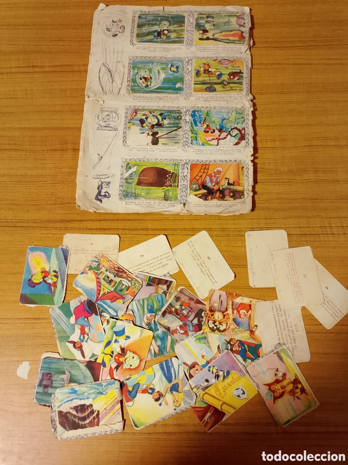 Collectionnisme Cartes &agrave; collectionner anciennes: Lote &aacute;lbum de cromos fher pegados para recuperar algunos sin pegar todo lo que se ve