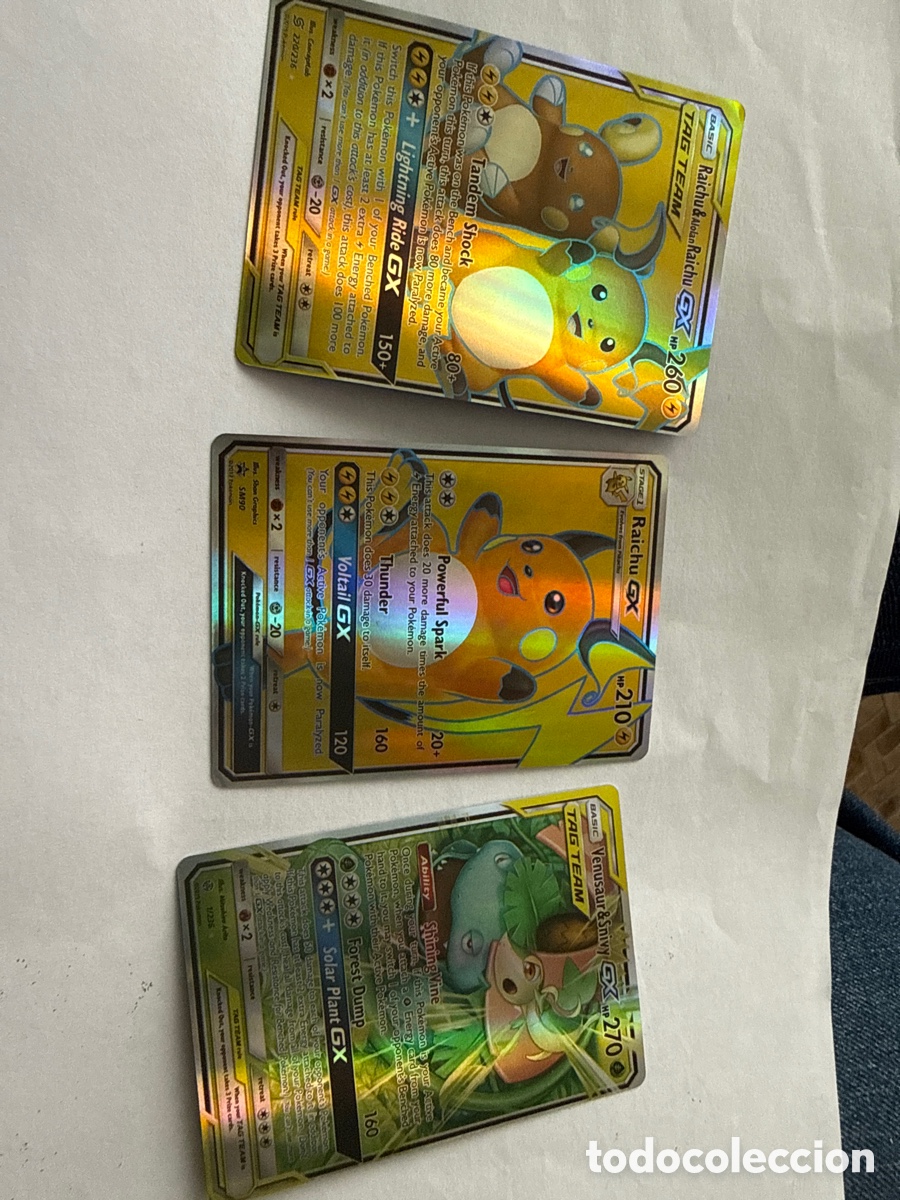 Coleccionismo Cromos antiguos: Lote 3 cartas Pokemon