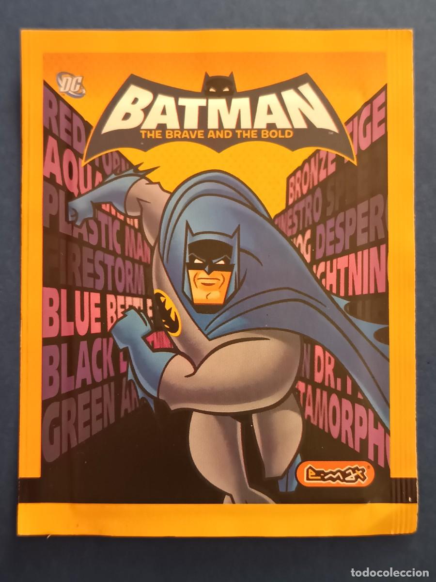 Coleccionismo Cromos antiguos: SOBRE DE CROMOS SIN ABRIR BATMAN E MAX