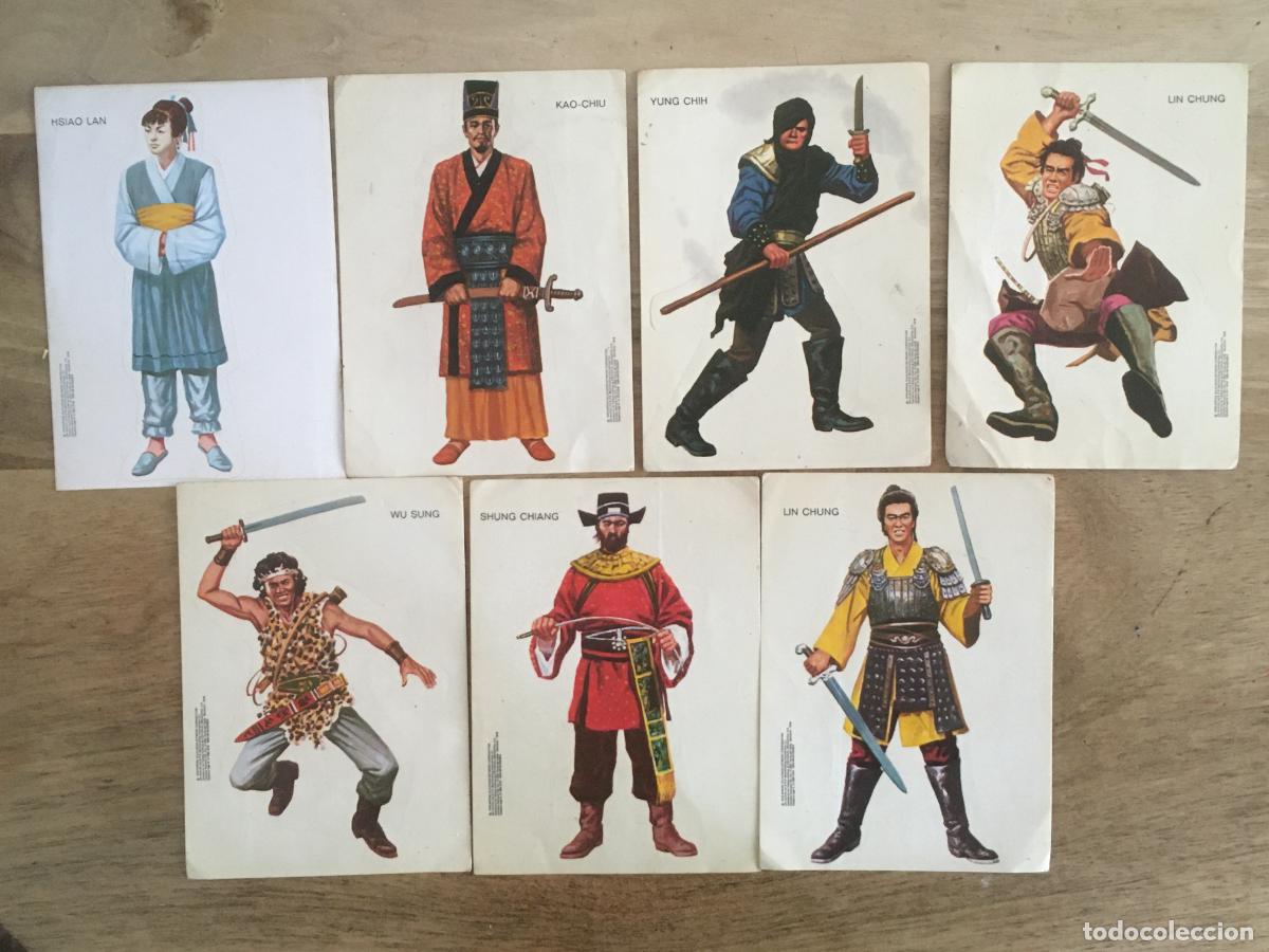 Colecionismo Cromos antigos: la frontera azul bruguera 1978 7 cromos adhesvos originales nunca pegados