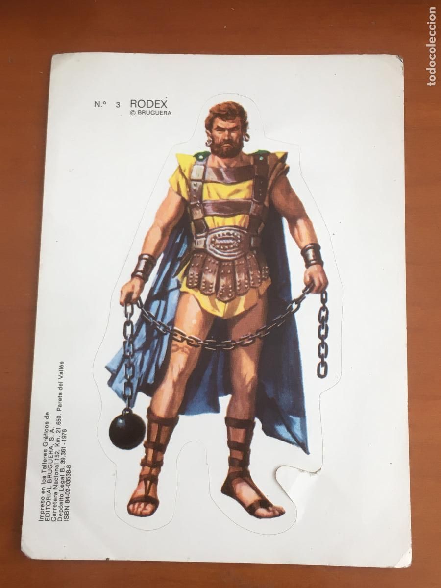 Coleccionismo Cromos antiguos: rodex n&ordm; 3 MONSTRUOS Y SUPERHOMBRES BRUGUERA CROMO ADHESIVO ORIGINAL 1976 nunca pegado