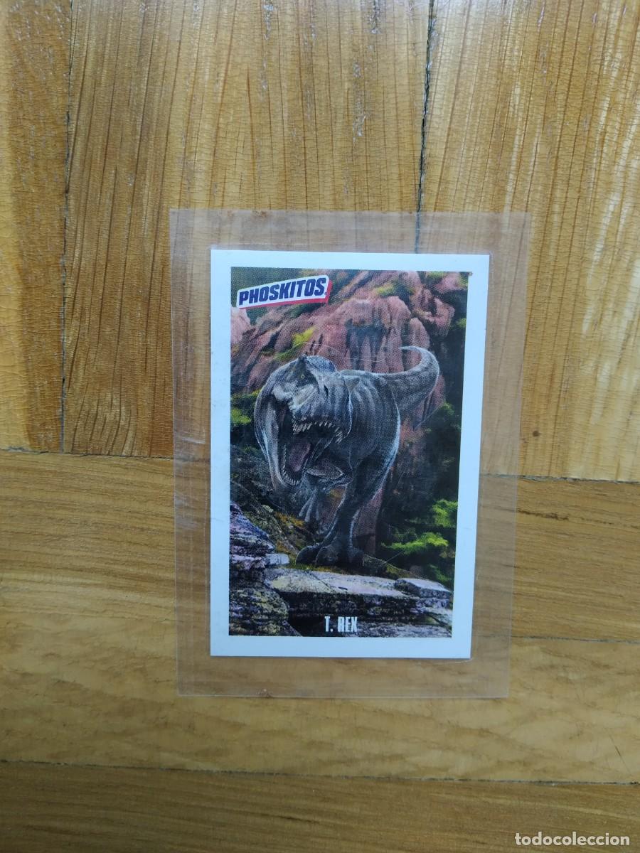 Sammeln alte Sammelbilder: CROMO PHOSKITOS JURASSIC WORLD T REX PRECINTADO VER FOTOS