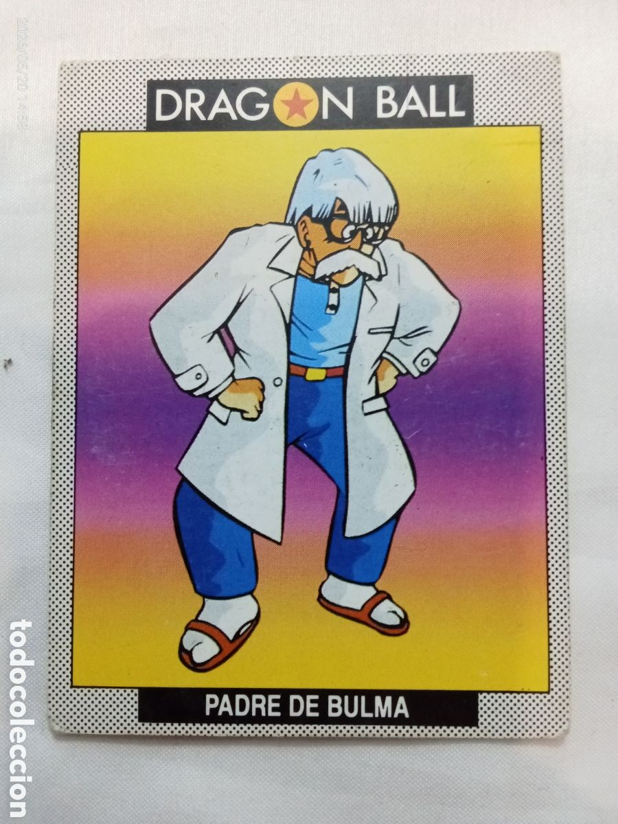 Collezionismo Figurine antiche: Cromos carta padre de Bulba bola de drag&oacute;n Balk a&ntilde;os 80-90
