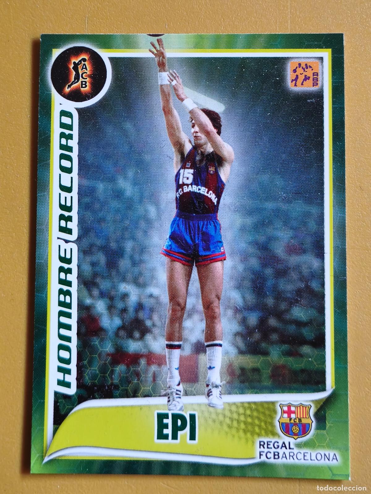 Colecionismo Cromos antigos: epi, Liga ACB 2009 10 hombre record