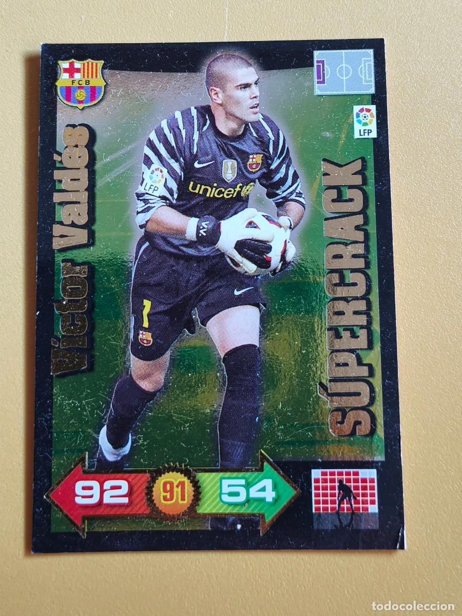 Collectable Antique Stickers: victor valdes, 2010 11 supercrack