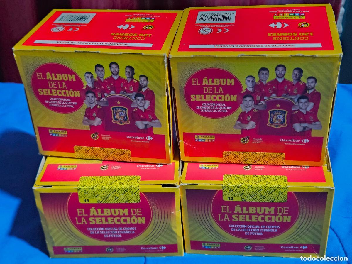 Collezionismo Figurine antiche: 4 CAJAS PRECINTADA CON 480 SOBRES SIN ABRIR SELECION ESPA&Ntilde;OLA CARREFOUR EUROCOPA 2020 20 PANINI