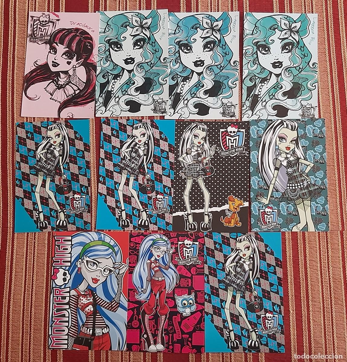 Collectable Antique Stickers: (MONSTER HIGH) LOTE DE PHOTOCARD COLECCIONABLES