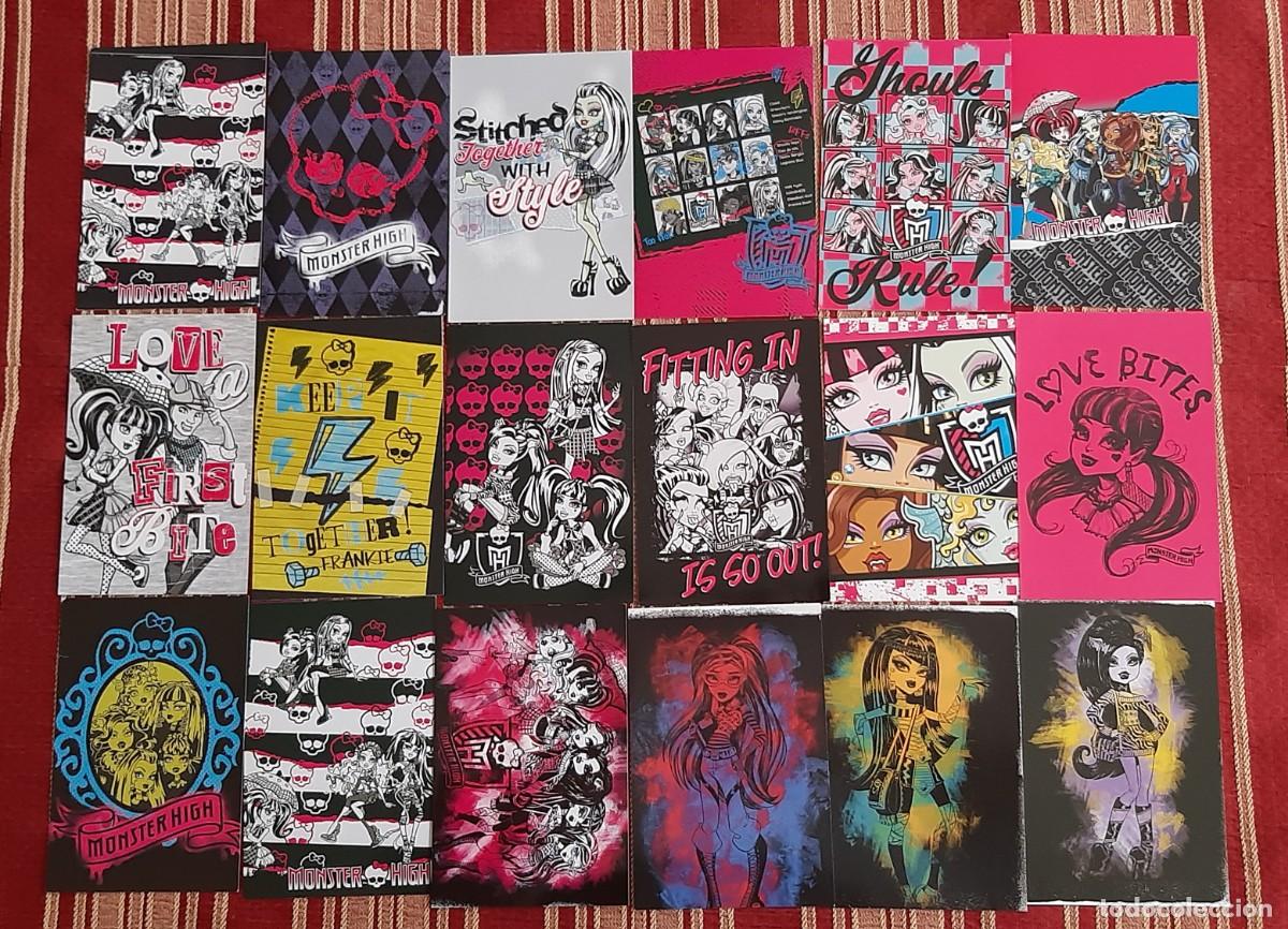 Collectable Antique Stickers: (MONSTER HIGH) LOTE DE PHOTOCARD COLECCIONABLES
