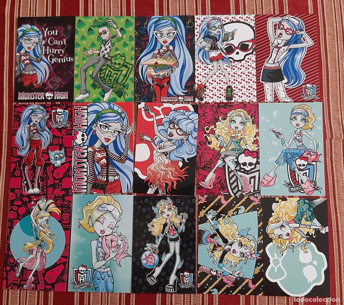 Collectable Antique Stickers: (MONSTER HIGH) LOTE DE PHOTOCARD COLECCIONABLES