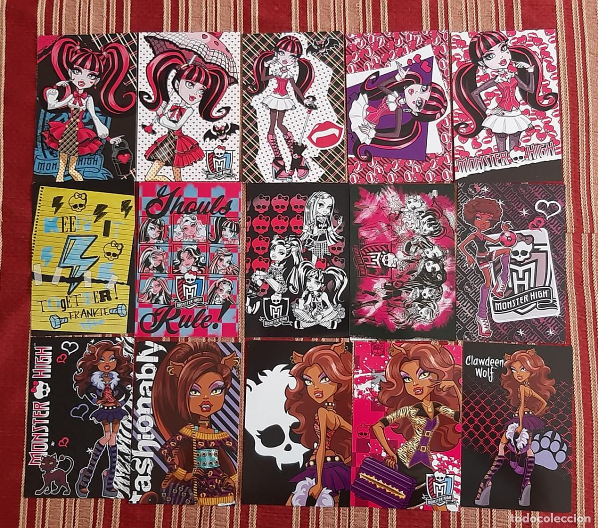 Collectable Antique Stickers: (MONSTER HIGH) LOTE DE PHOTOCARD COLECCIONABLES