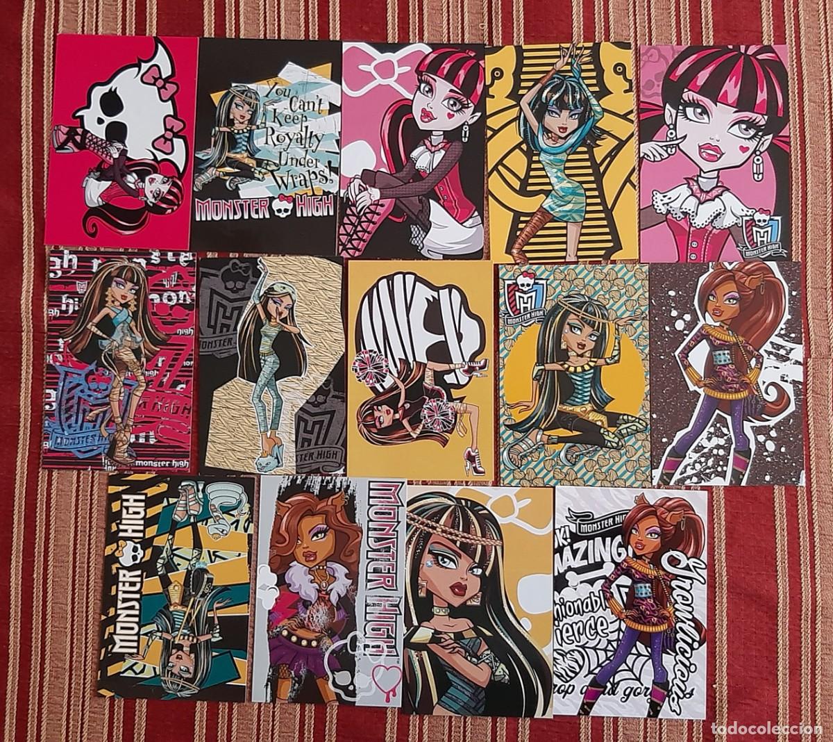 Collectable Antique Stickers: (MONSTER HIGH) LOTE DE PHOTOCARD COLECCIONABLES