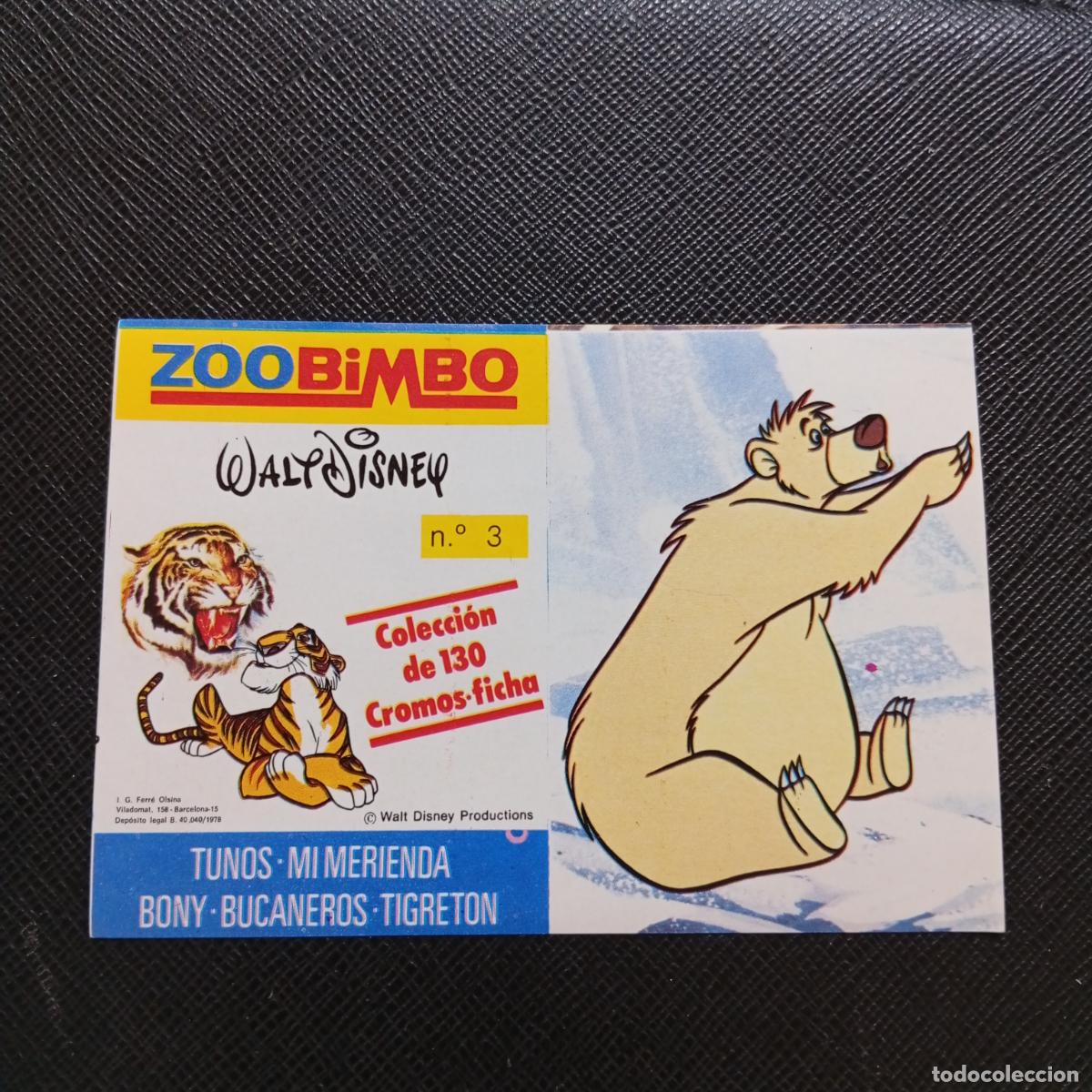 Coleccionismo Cromos antiguos: ZOOBIMBO WALT DISNEY CROMO BONY TIGRETON BUCANEROS 1978 CROMO - SIN PEGAR - OSO POLAR 3