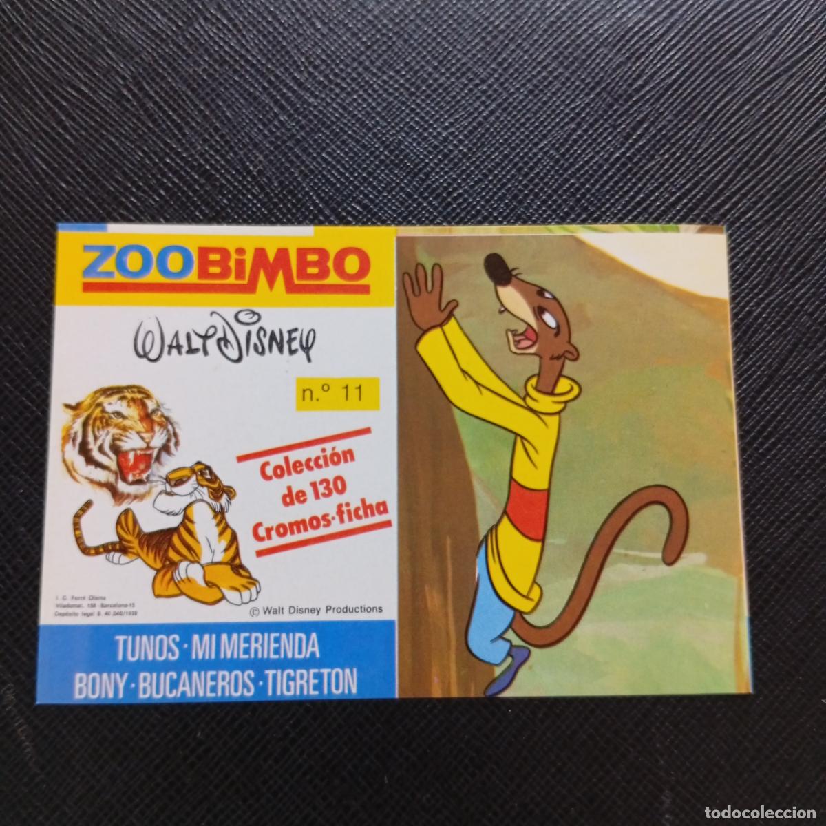 Coleccionismo Cromos antiguos: ZOOBIMBO WALT DISNEY CROMO BONY TIGRETON BUCANEROS 1978 CROMO - SIN PEGAR - 11 COMADREJA