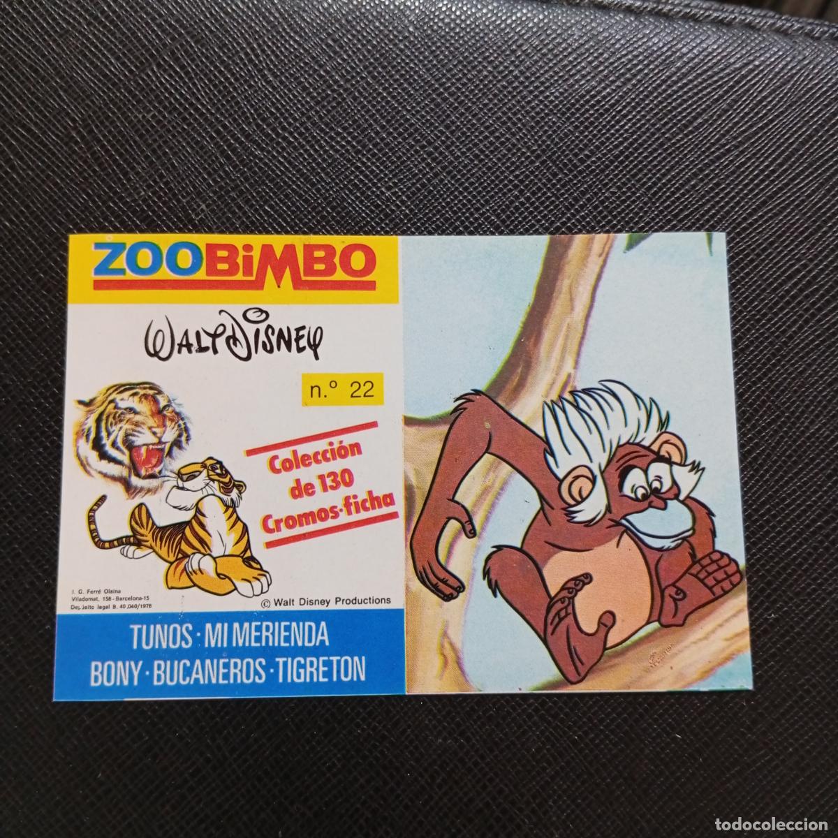 Coleccionismo Cromos antiguos: ZOOBIMBO WALT DISNEY CROMO BONY TIGRETON BUCANEROS 1978 CROMO - SIN PEGAR - MACACO SILENO 22