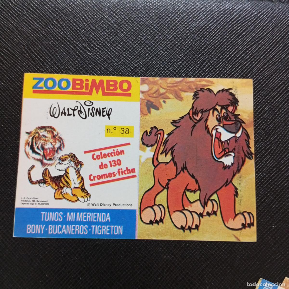 Coleccionismo Cromos antiguos: ZOOBIMBO WALT DISNEY CROMO BONY TIGRETON BUCANEROS 1978 CROMO - SIN PEGAR - LEON 38