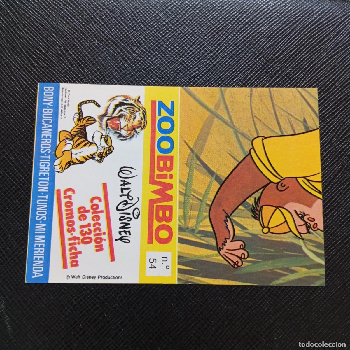 Coleccionismo Cromos antiguos: ZOOBIMBO WALT DISNEY CROMO BONY TIGRETON BUCANEROS 1978 CROMO - SIN PEGAR - GORILA 54