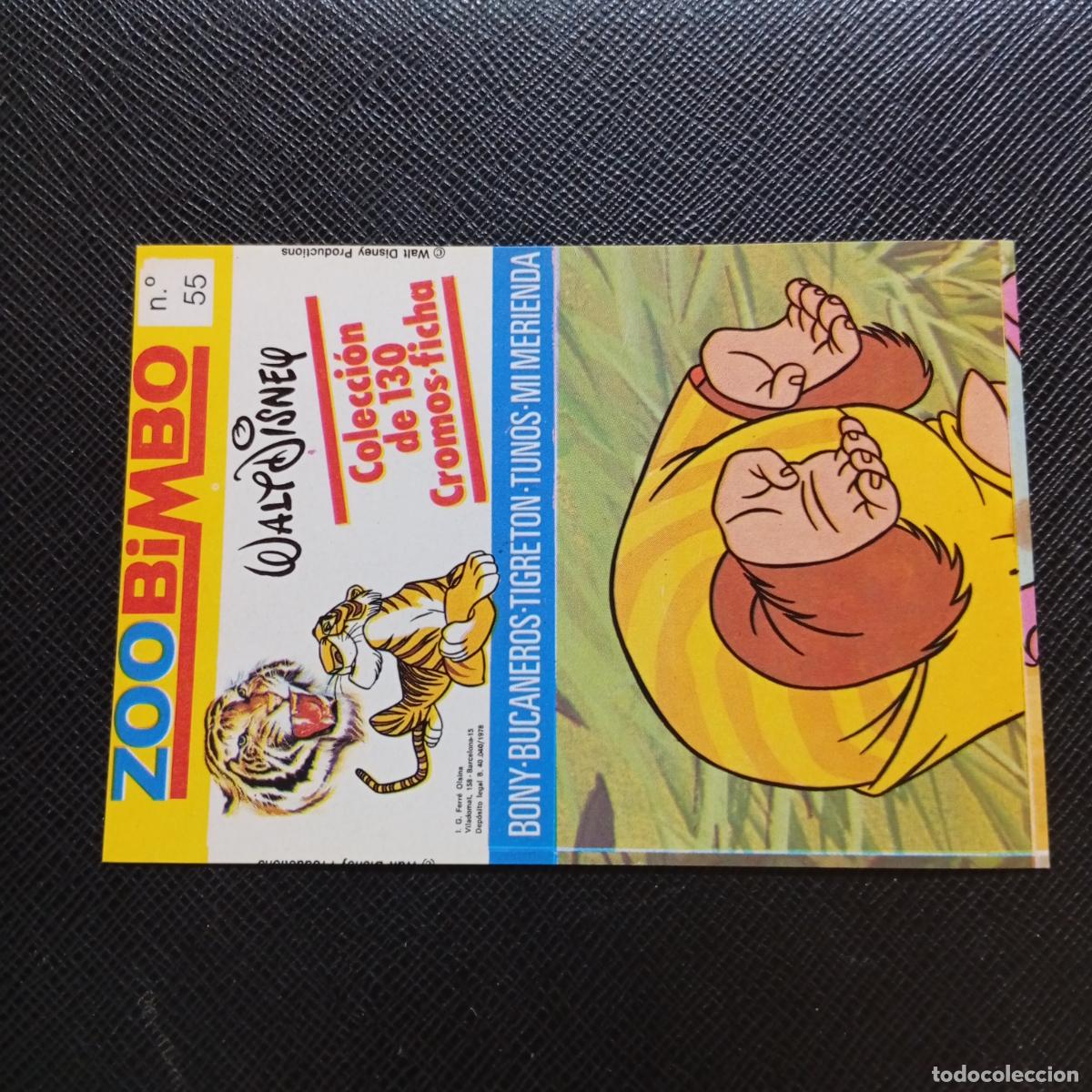 Coleccionismo Cromos antiguos: ZOOBIMBO WALT DISNEY CROMO BONY TIGRETON BUCANEROS 1978 CROMO - SIN PEGAR - GORILA 55
