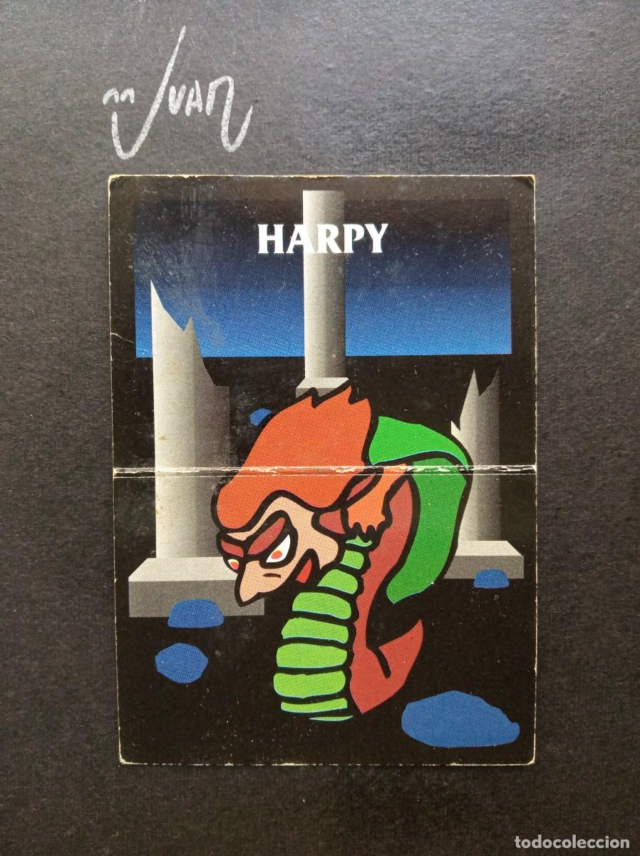 Coleccionismo Cromos antiguos: N&ordm; 21 HARPY MONSTER IN MY POCKET &reg; MATCHBOX CROMO HISTORIA GIOCHI PREZIOSI 1990