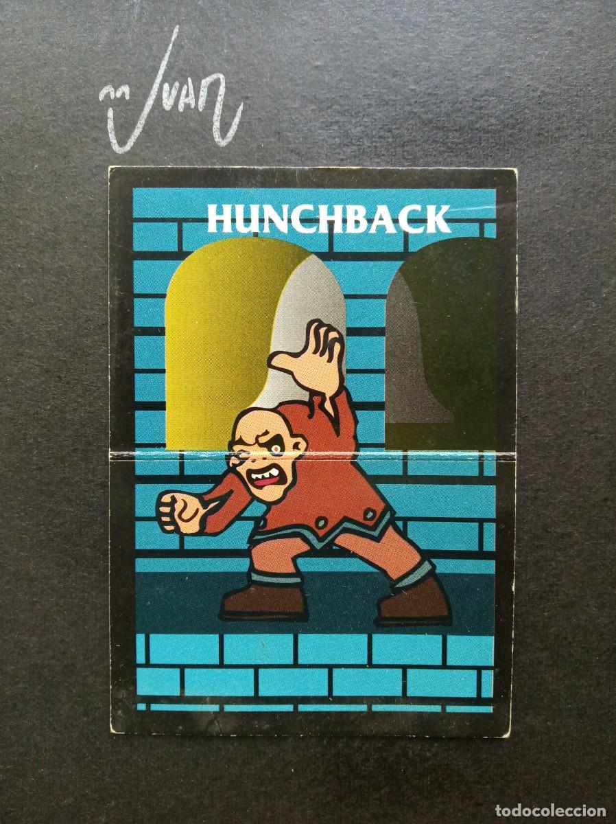 Coleccionismo Cromos antiguos: N&ordm; 48 HUNCHBACK MONSTER IN MY POCKET &reg; MATCHBOX CROMO HISTORIA GIOCHI PREZIOSI 1990