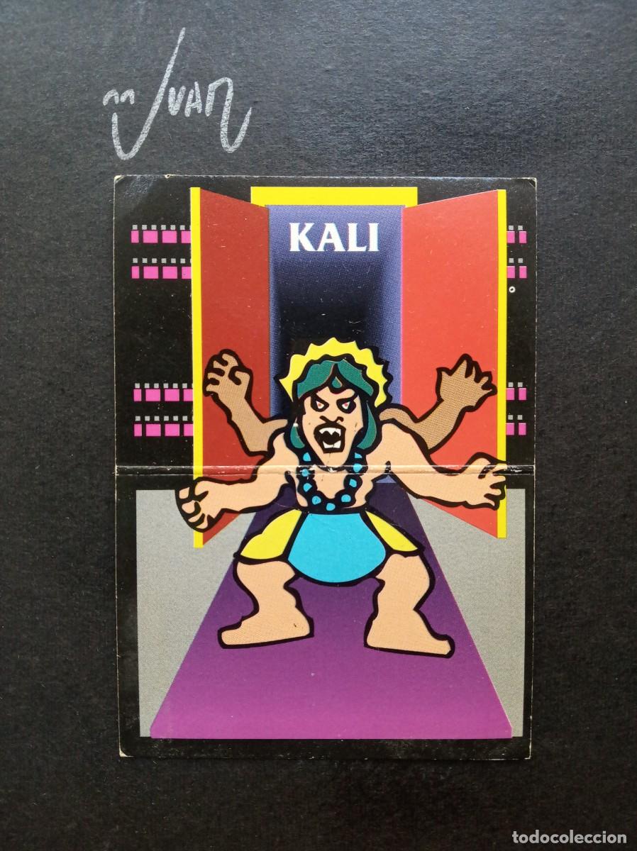 Coleccionismo Cromos antiguos: N&ordm; 19 KALI MONSTER IN MY POCKET &reg; MATCHBOX CROMO HISTORIA GIOCHI PREZIOSI 1990