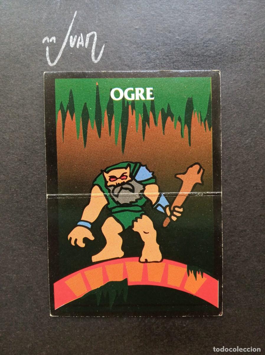 Coleccionismo Cromos antiguos: N&ordm; 32 OGRE ''OGRO'' MONSTER IN MY POCKET &reg; MATCHBOX CROMO HISTORIA GIOCHI PREZIOSI 1990