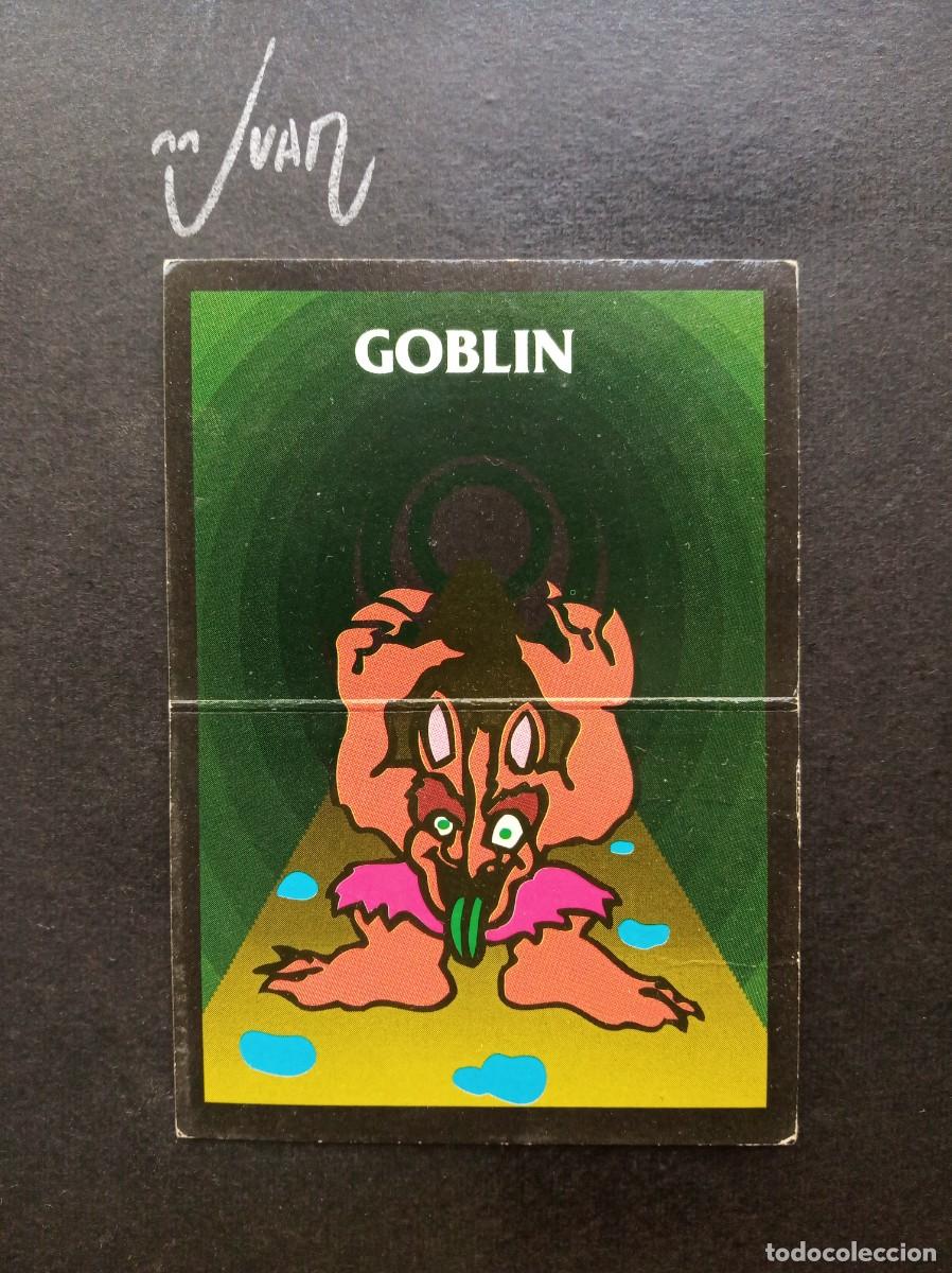 Coleccionismo Cromos antiguos: N&ordm; 27 GOBLIN MONSTER IN MY POCKET &reg; MATCHBOX CROMO HISTORIA GIOCHI PREZIOSI 1990