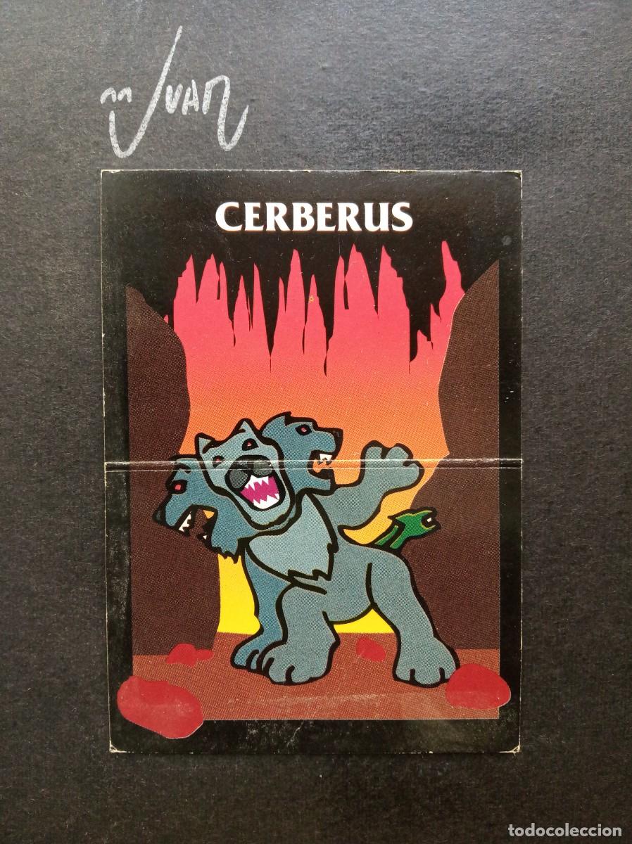 Coleccionismo Cromos antiguos: N&ordm; 28 CERBERUS MONSTER IN MY POCKET &reg; MATCHBOX CROMO HISTORIA GIOCHI PREZIOSI 1990