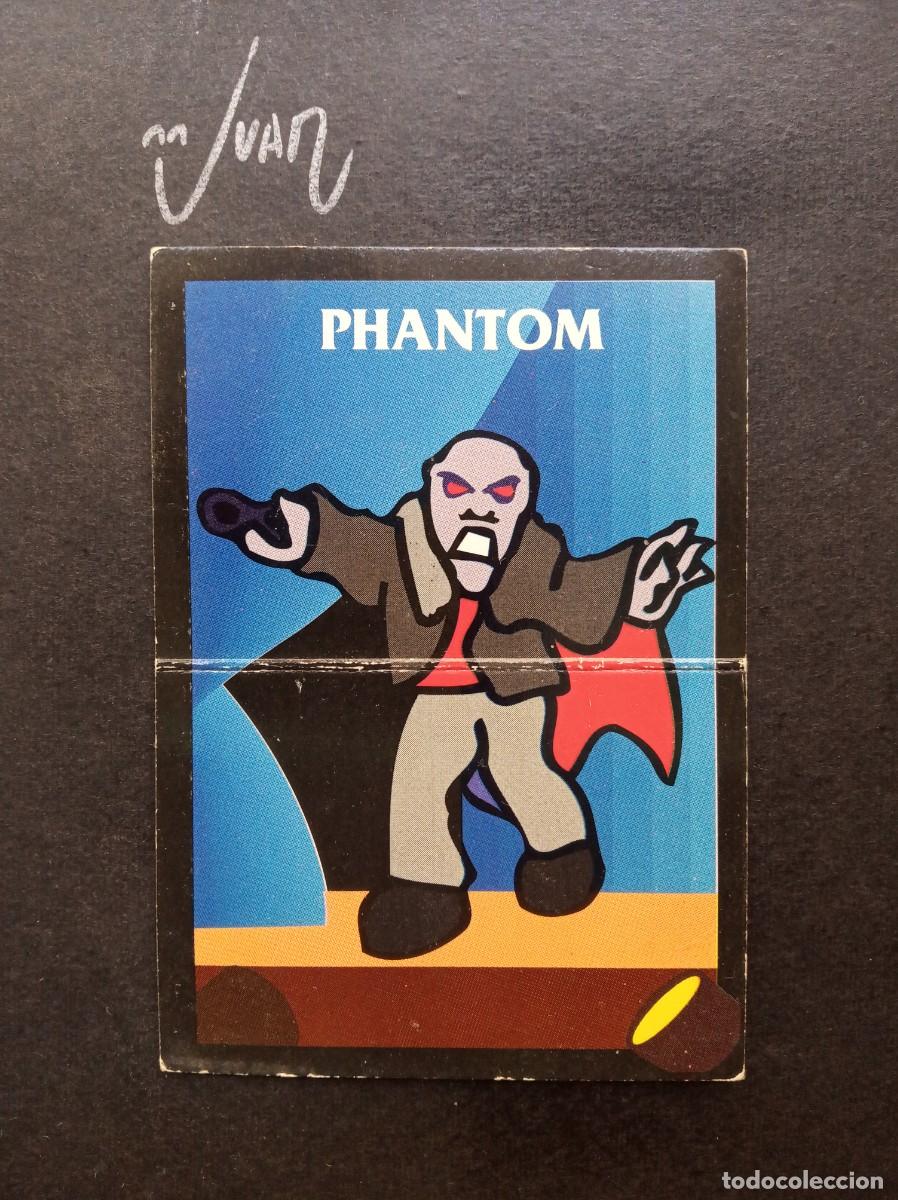 Coleccionismo Cromos antiguos: N&ordm; 38 THE PHANTOM ''FANTASMA'' MONSTER IN MY POCKET &reg; MATCHBOX CROMO HISTORIA GIOCHI PREZIOSI 1990