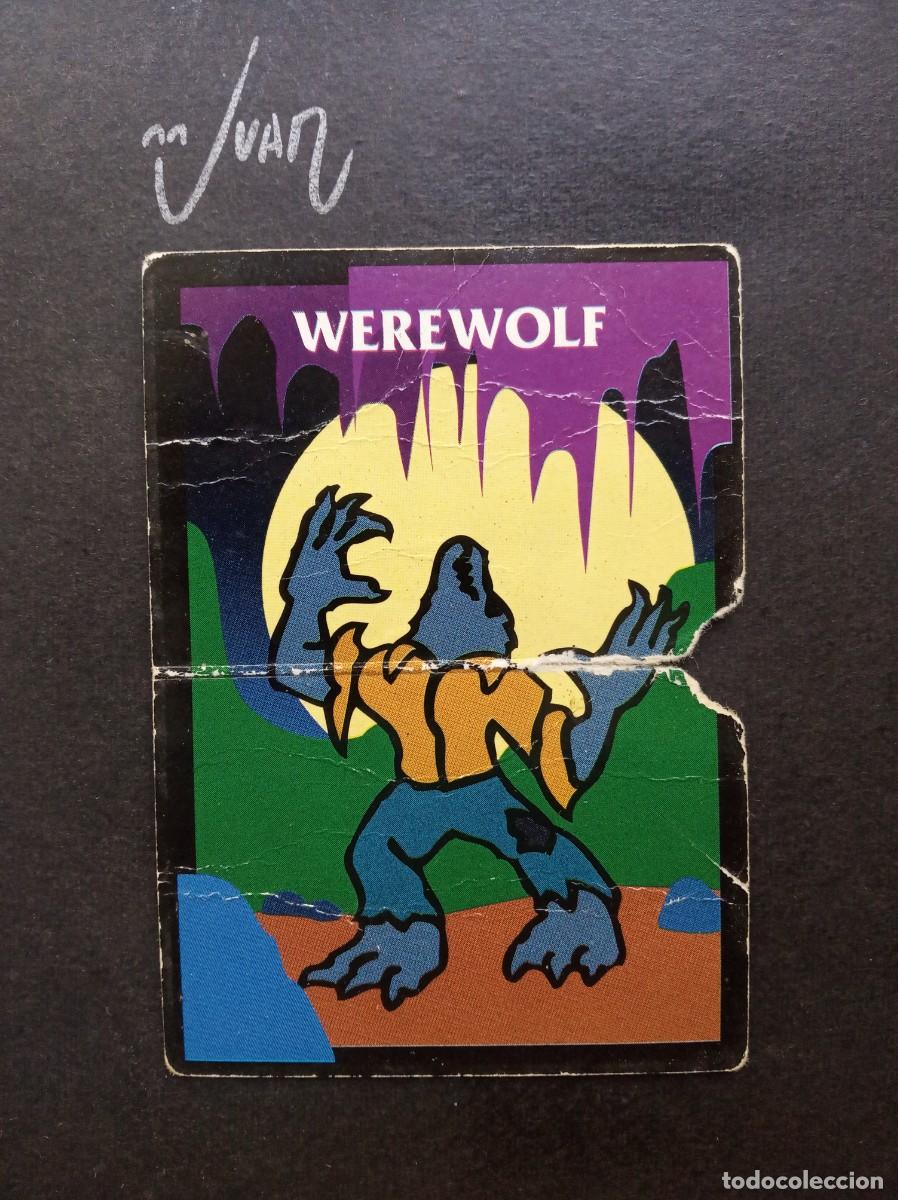 Coleccionismo Cromos antiguos: N&ordm; 3 WEREWOLF ''HOMBRE LOBO'' MONSTER IN MY POCKET &reg; MATCHBOX CROMO HISTORIA GIOCHI PREZIOSI 1990