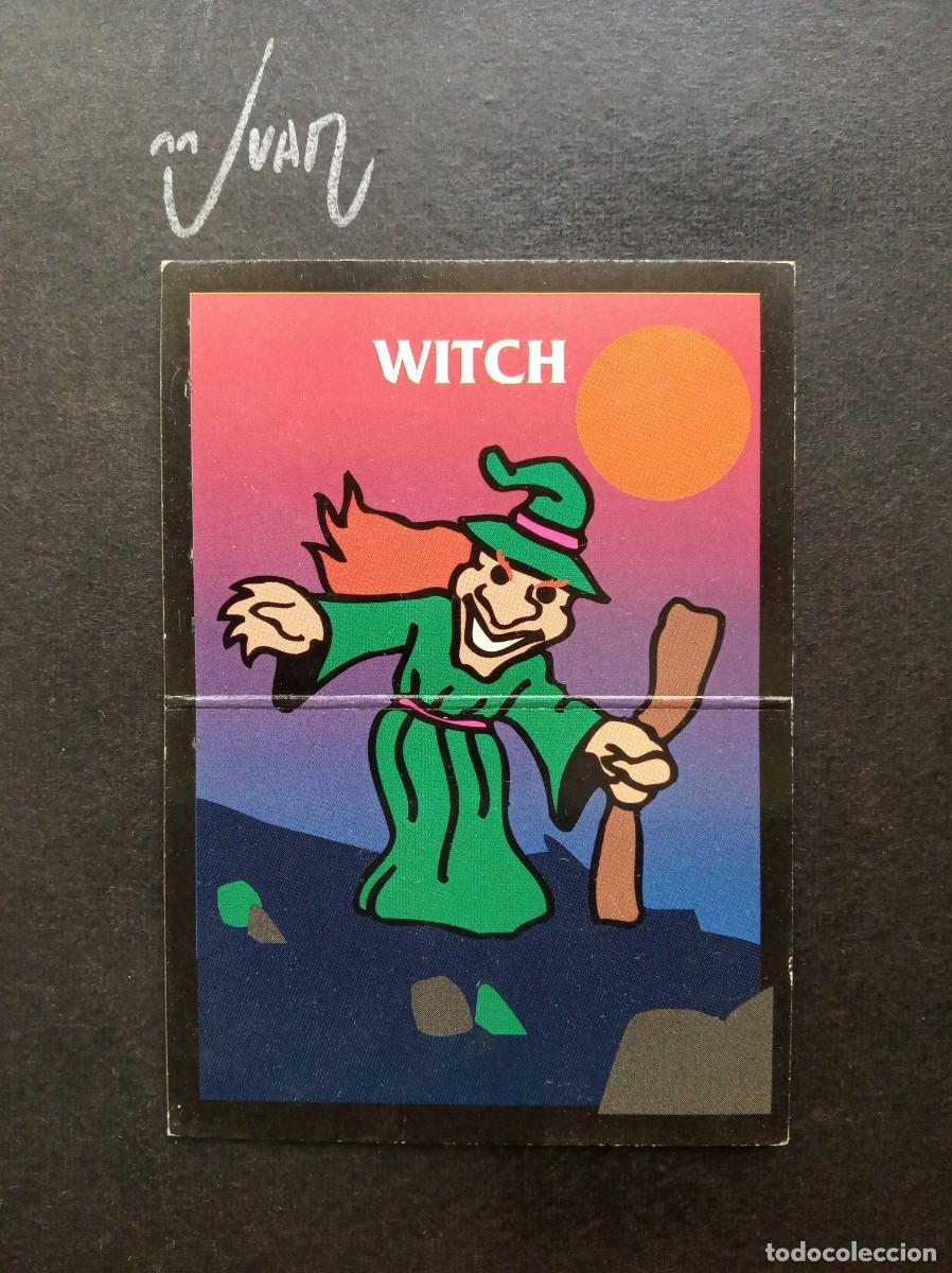 Coleccionismo Cromos antiguos: N&ordm; 44 WITCH ''BRUJA'' MONSTER IN MY POCKET &reg; MATCHBOX CROMO HISTORIA GIOCHI PREZIOSI 1990