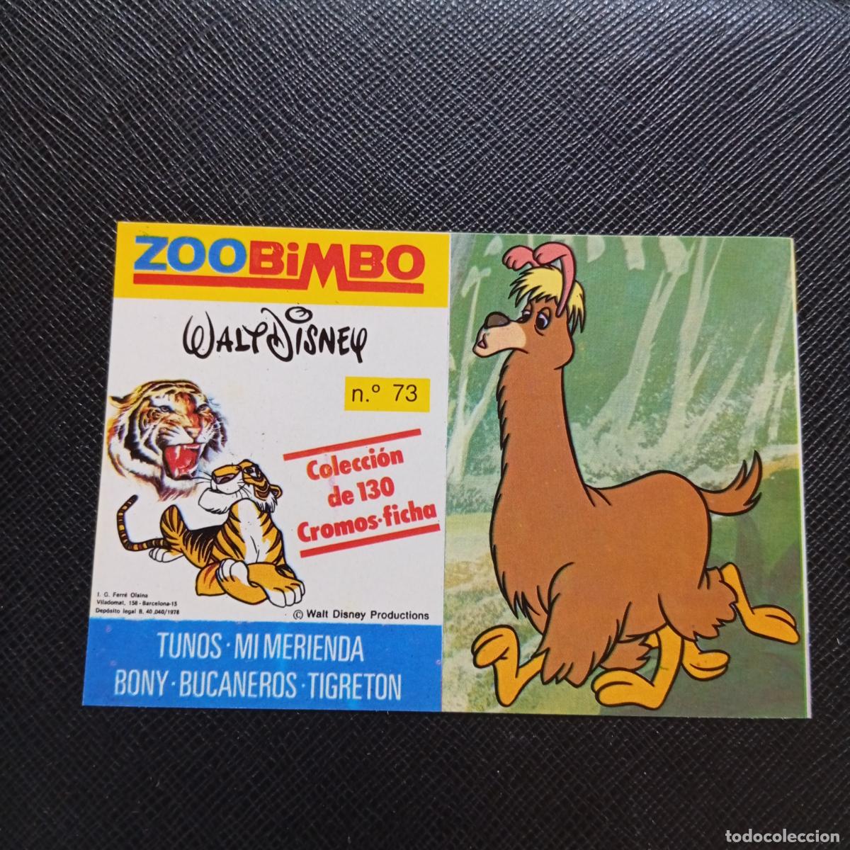 Coleccionismo Cromos antiguos: ZOOBIMBO WALT DISNEY CROMO BONY TIGRETON BUCANEROS 1978 CROMO - SIN PEGAR - LLAMA 73