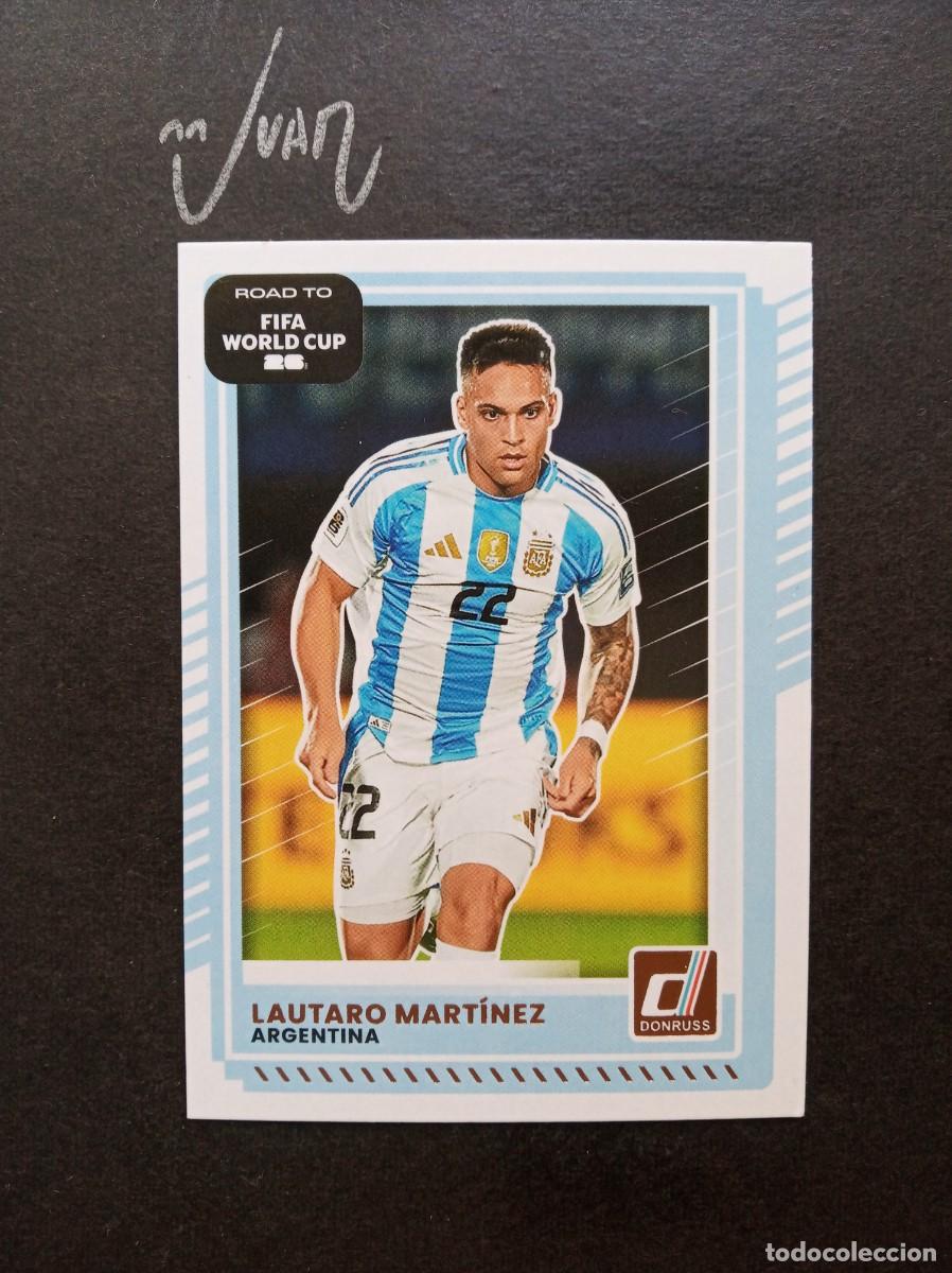 Coleccionismo Cromos antiguos: 163 LAUTARO MARTINEZ ARGENTINA INTER MILAN ⚽ PANINI &reg; DONRUSS ROAD TO FIFA WORLD CUP 2026 2025 25 26