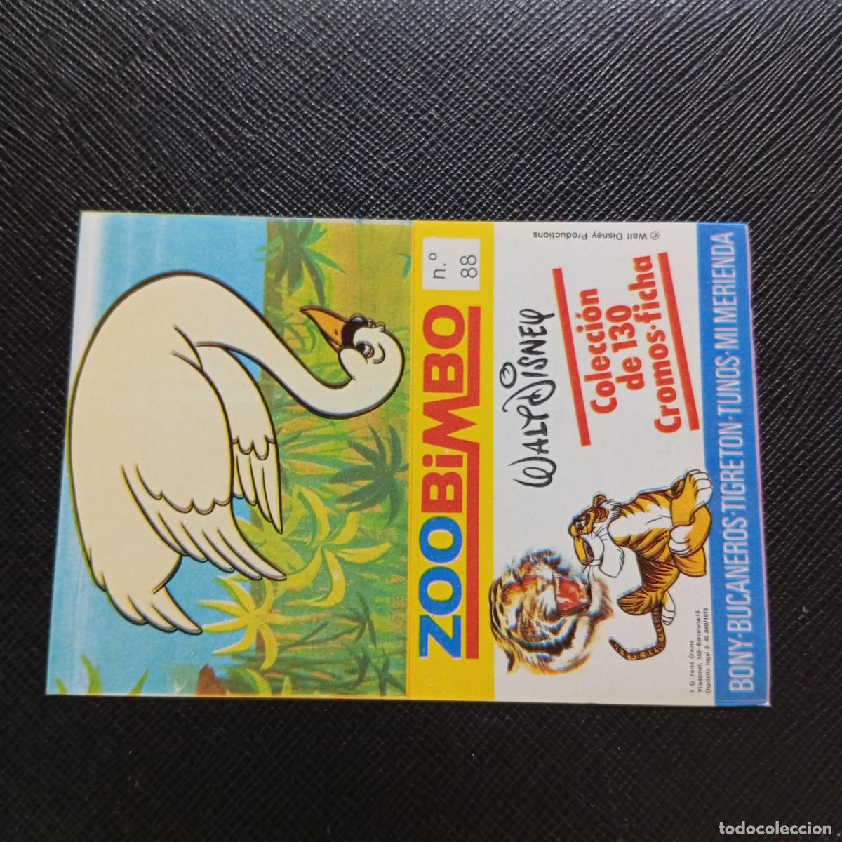 Coleccionismo Cromos antiguos: ZOOBIMBO WALT DISNEY CROMO BONY TIGRETON BUCANEROS 1978 CROMO - SIN PEGAR - CISNE 88